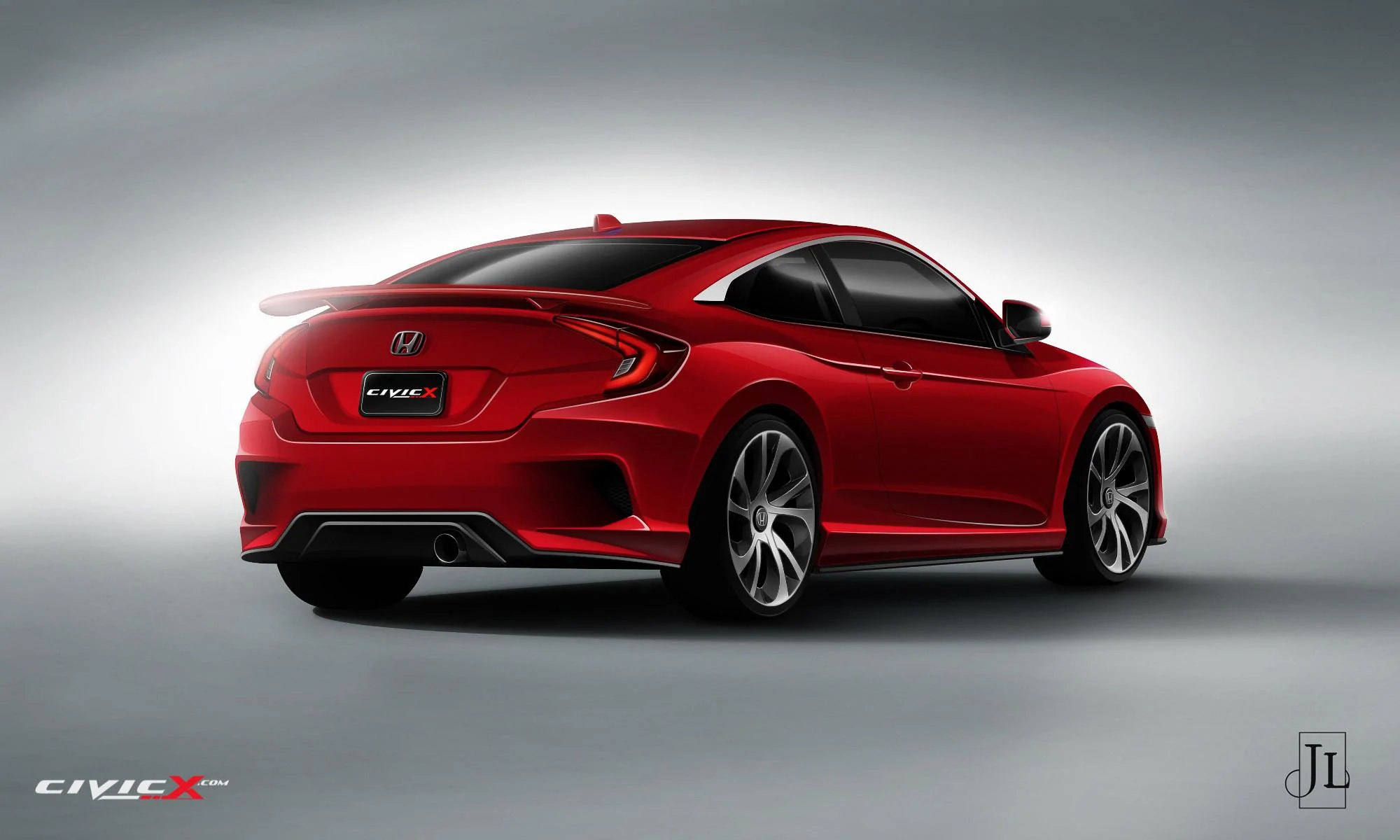 Our latest 2016 Honda Civic Coupe & Type R renderings | 2016+ Honda ...