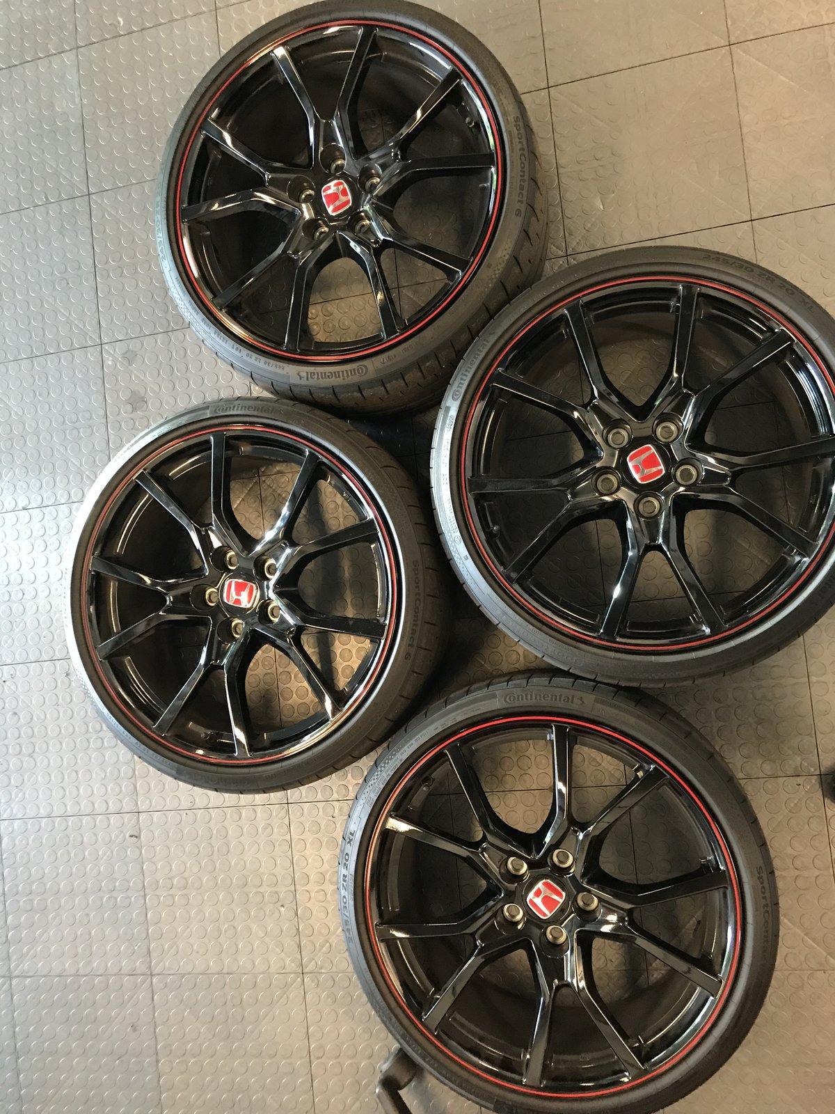 Type R OEM rims and tires for sale | 2016+ Honda Civic Forum (10th Gen ...