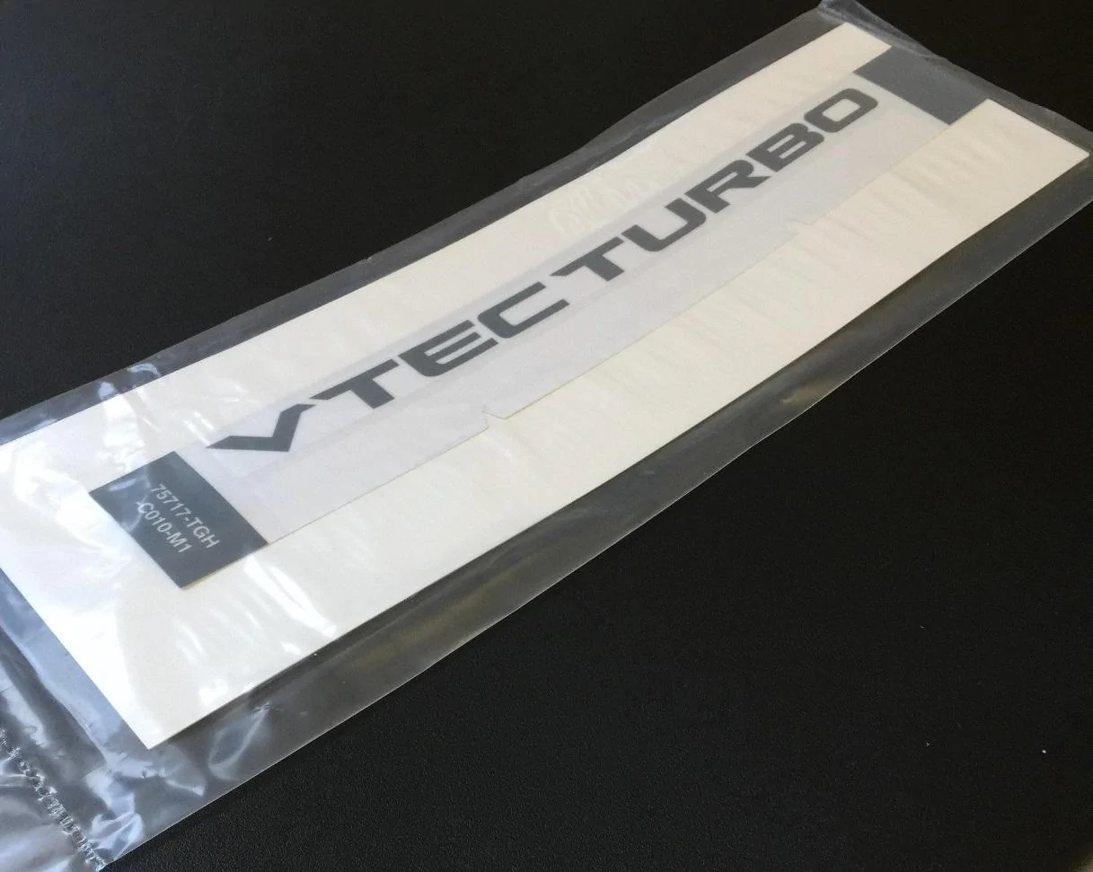 FS: OEM Vtec Turbo Sticker | 2016+ Honda Civic Forum (10th Gen) - Type ...