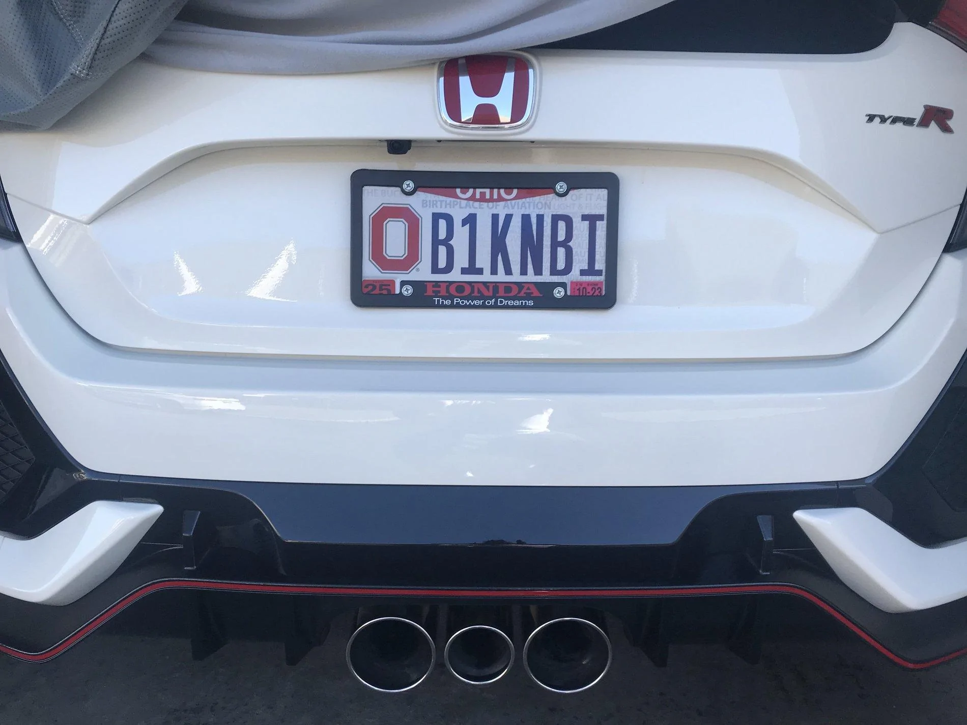 Custom Type R Plate Ideas | Page 10 | 2016+ Honda Civic Forum (10th Gen ...