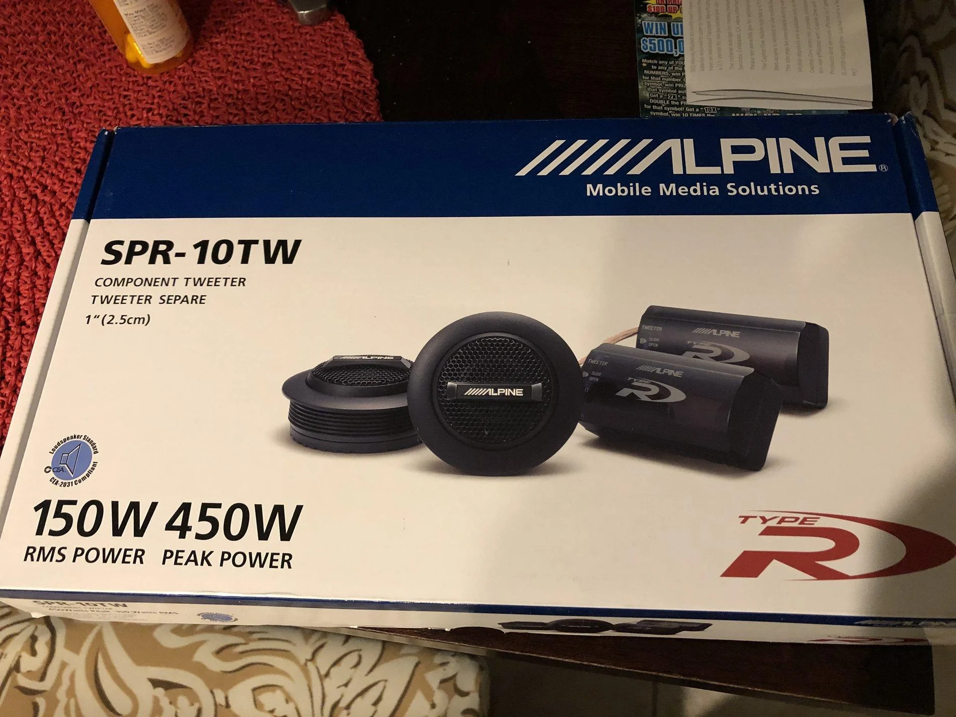 SOLD! For sale pair of Tweeters Alpine type R | 2016+ Honda Civic Forum ...