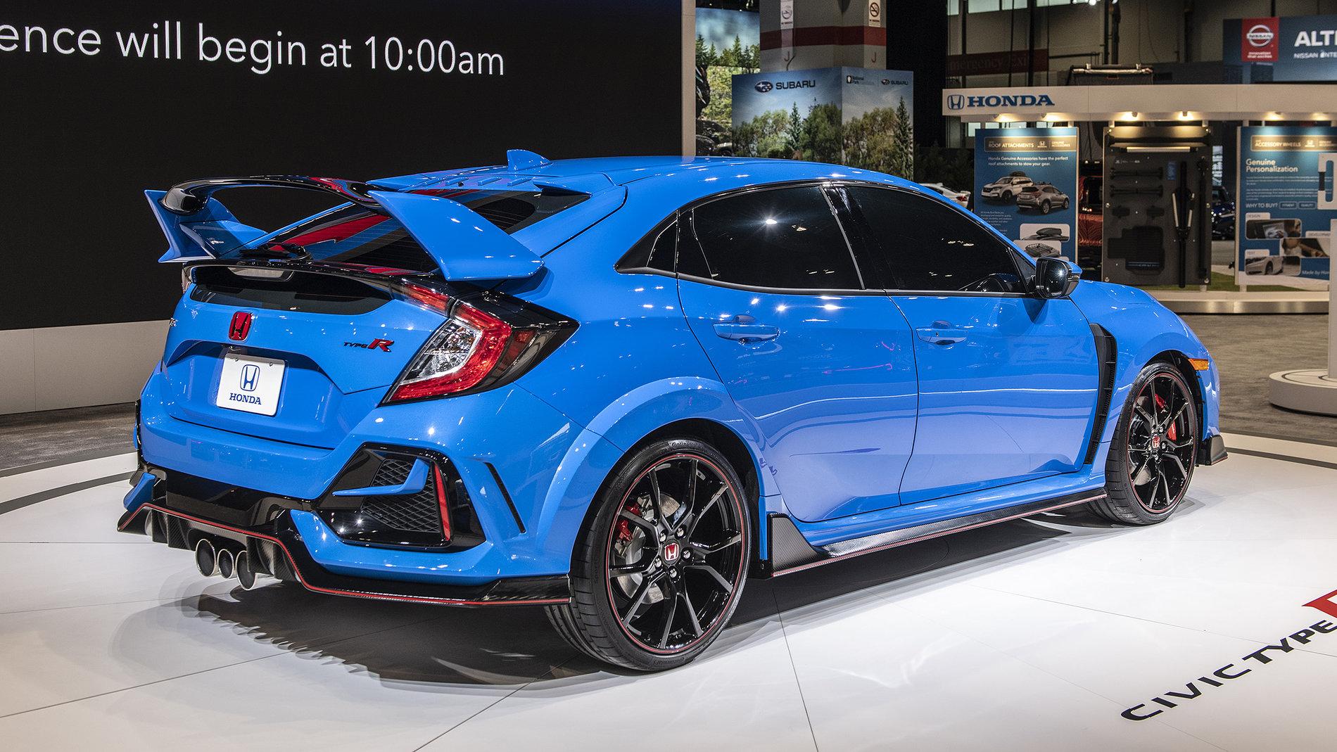 Live Pics: 2020 Civic Type R in Boost Blue From CAS | 2016+ Honda Civic ...