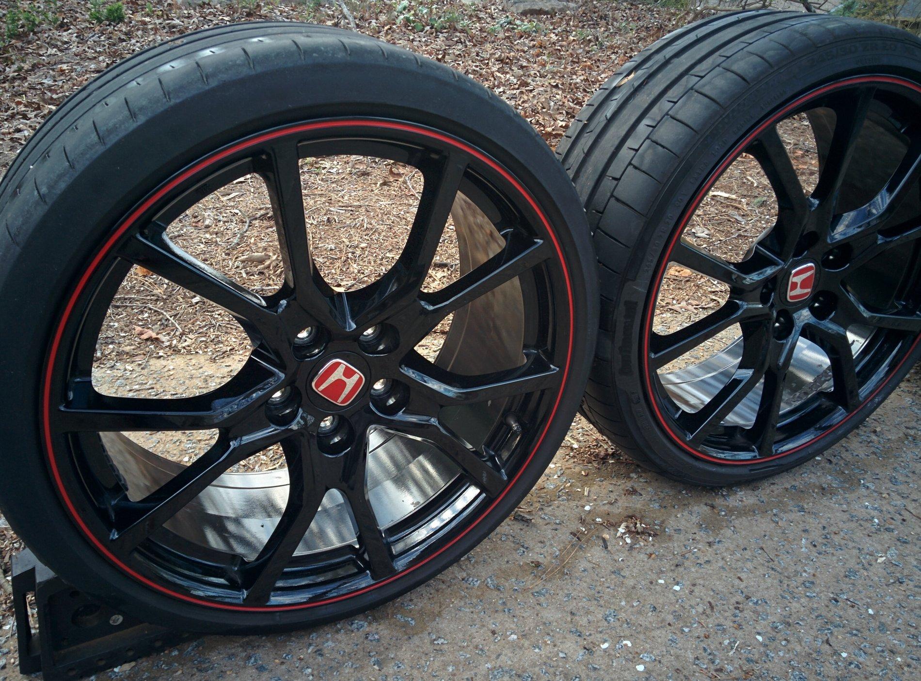 Type R OEM wheels, tires, and lug nuts (Atlanta, GA) | 2016+ Honda ...