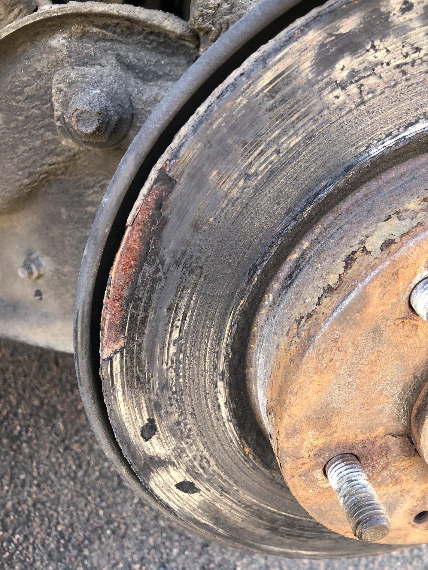 '16 Civic, Rear Rotors Scorched, Cracked & Rusted | 2016+ Honda Civic ...