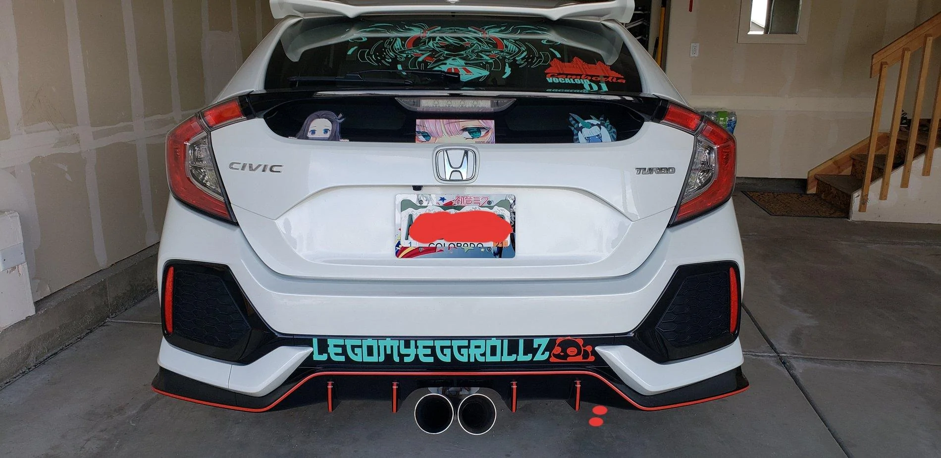 Show off your car stickers/decals if you got em! | 2016+ Honda Civic ...