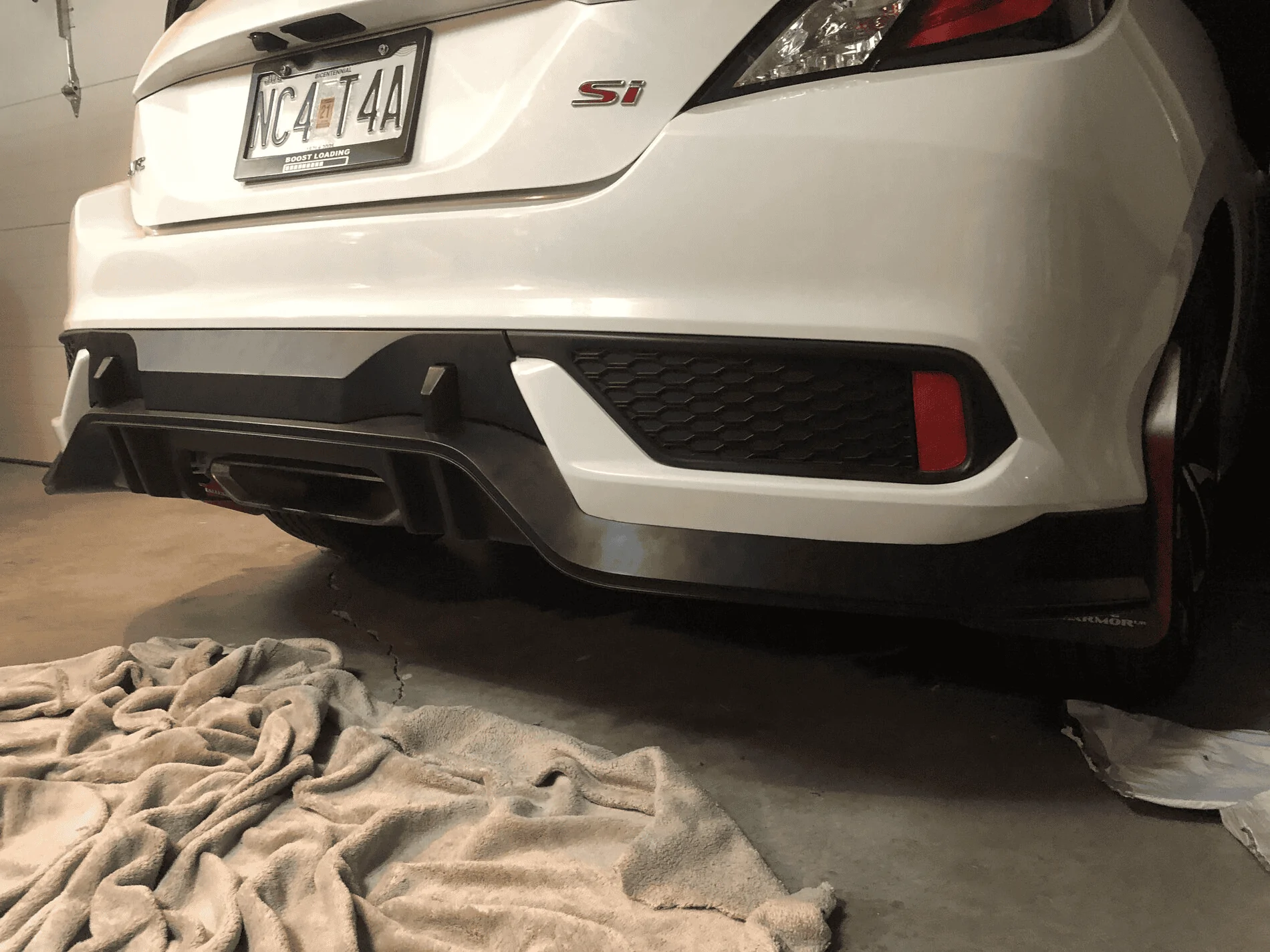 New Type-R Style Rear Diffuser for 10th Gen Si Sedan from ABS Dynamics ...