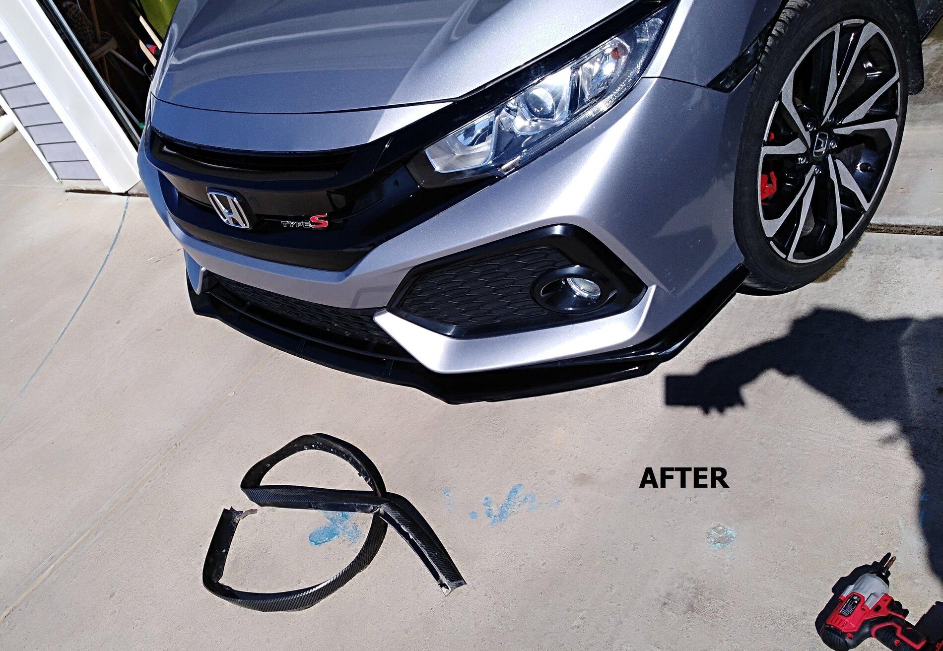 HFP style front lip on a Sport Hatch (ebay style) | 2016+ Honda