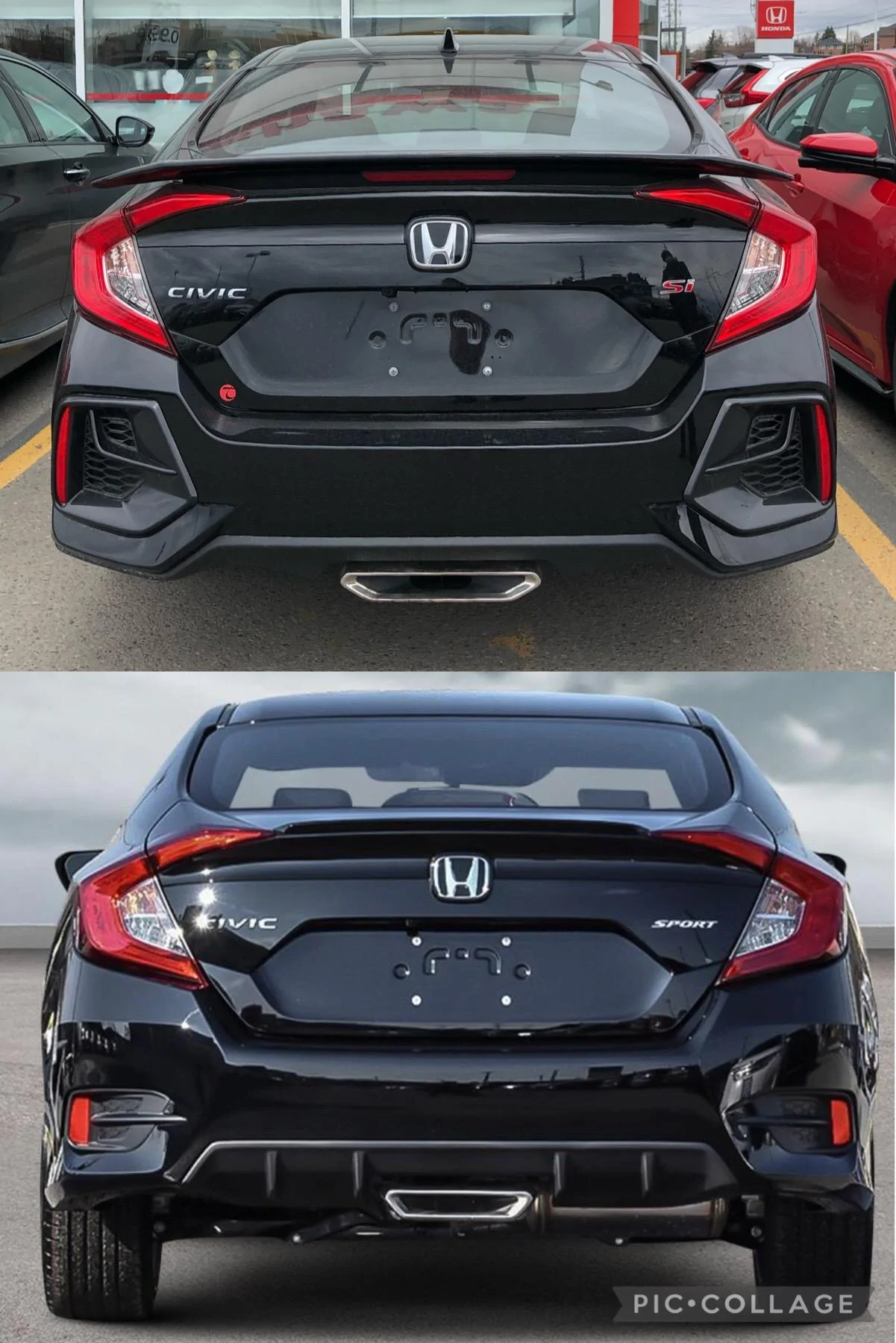 thumbnail interactive-video image 1 of IKON MOTORSPORTS Unpainted Rear Trunk Spoiler – For 2016-2020 Honda Civic 10th Gen Coupe – Type R TR Style 1 of 5