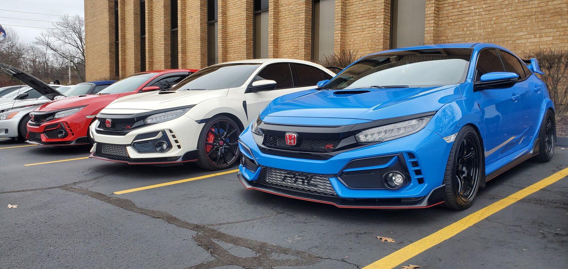 Best Wheels / Color for Boost Blue Type R? | 2016+ Honda Civic Forum ...