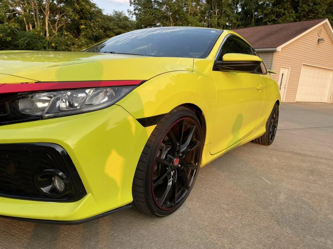 Stock si wheels with spacers | 2016+ Honda Civic Forum (10th Gen ...