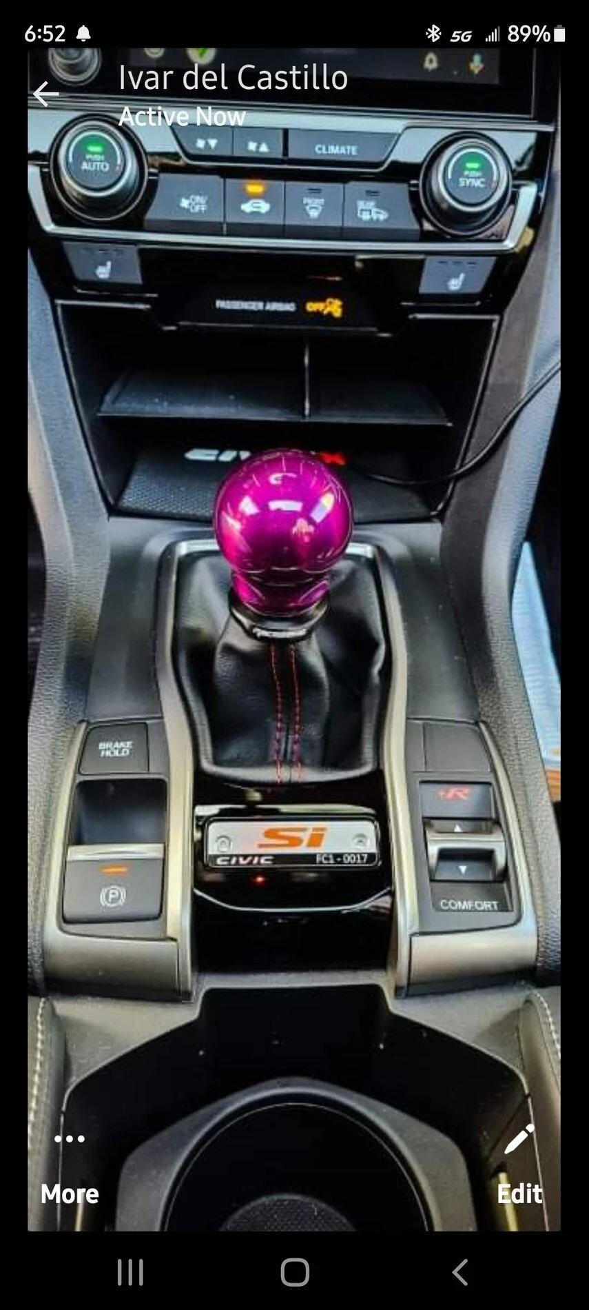 Type R Quick Change Button Type r mode selector | 2016+ Honda Civic Forum (10th Gen) - Type R ...