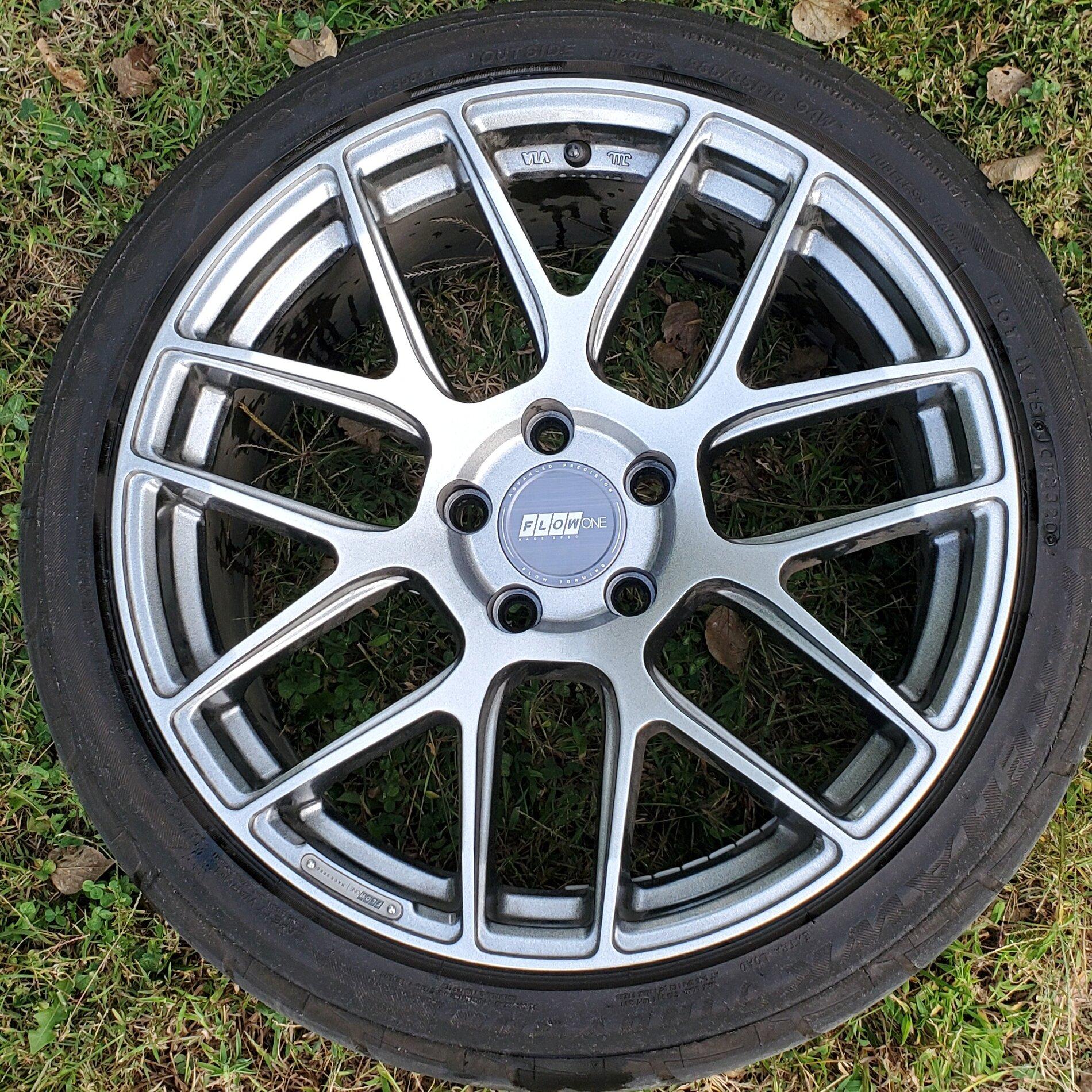 Kansas - FS: 18x9.0 +45 5x114.3 Flow One F2 w/ 255/35r18 Indy 500 ...
