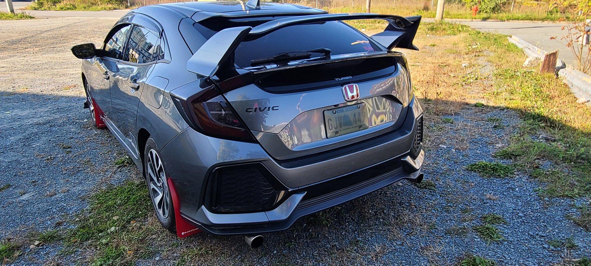 Type r wing installed | 2016+ Honda Civic Forum (10th Gen) - Type R ...