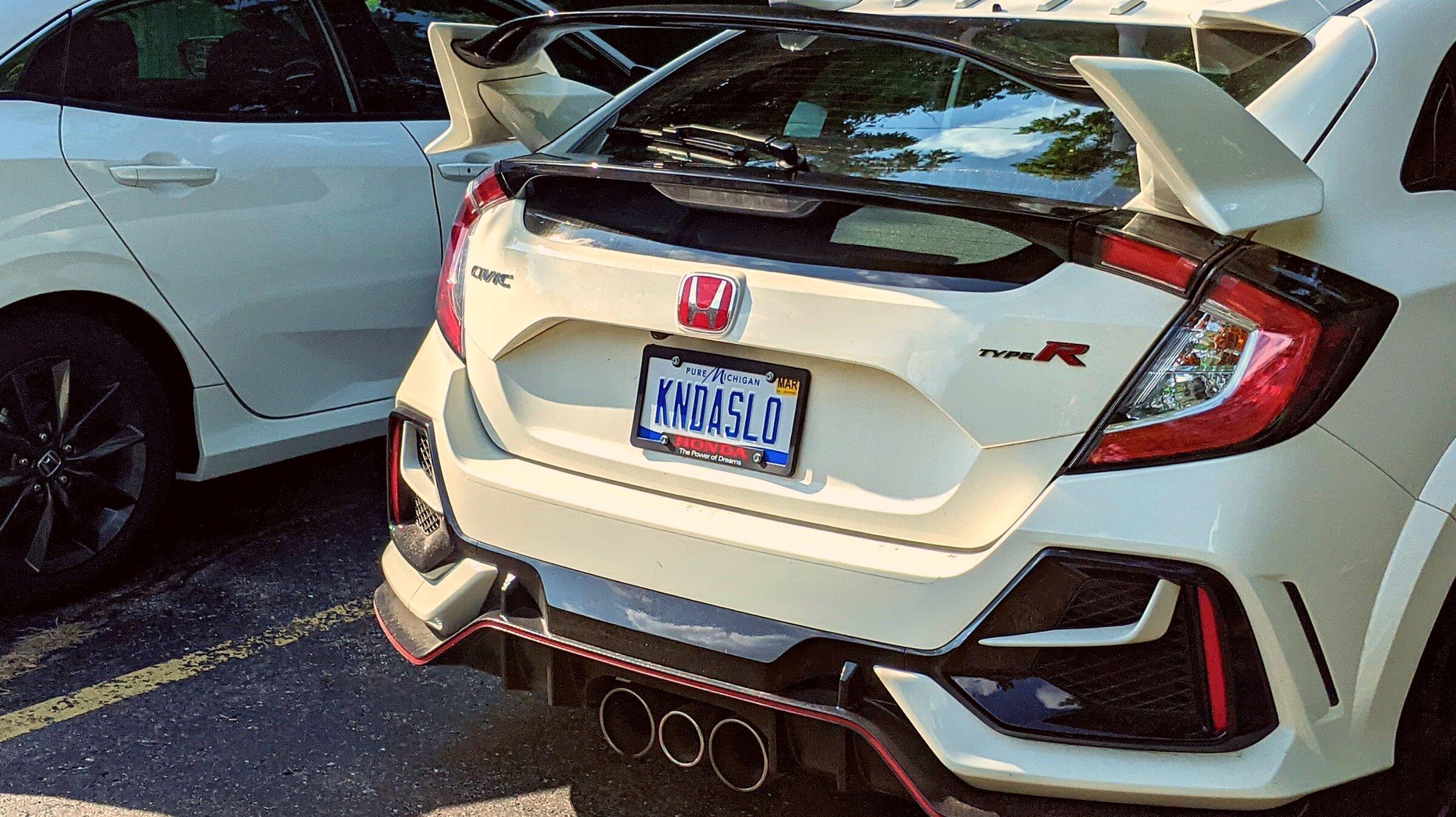 Custom Type R Plate Ideas | Page 19 | 2016+ Honda Civic Forum (10th Gen ...