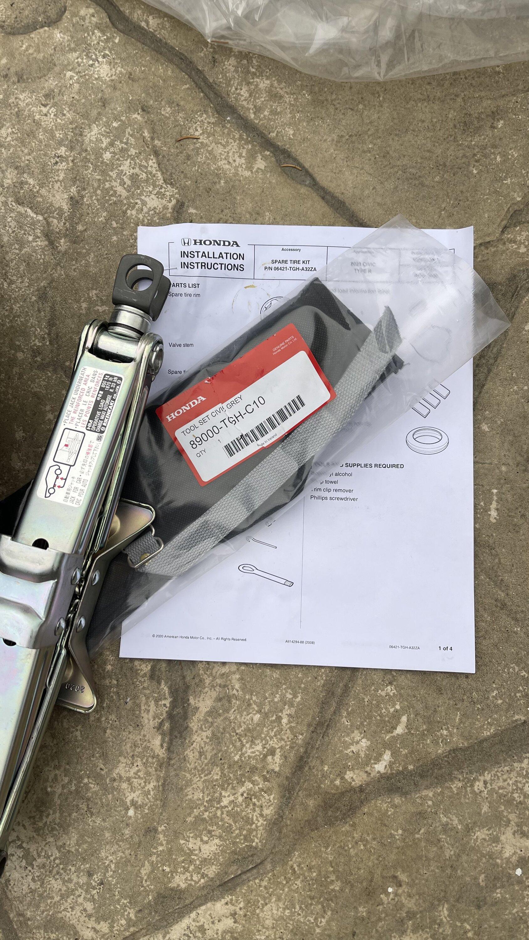 Ohio - FK8 Spare Tire Kit 06421-TGH-A23ZA | 2016+ Honda Civic