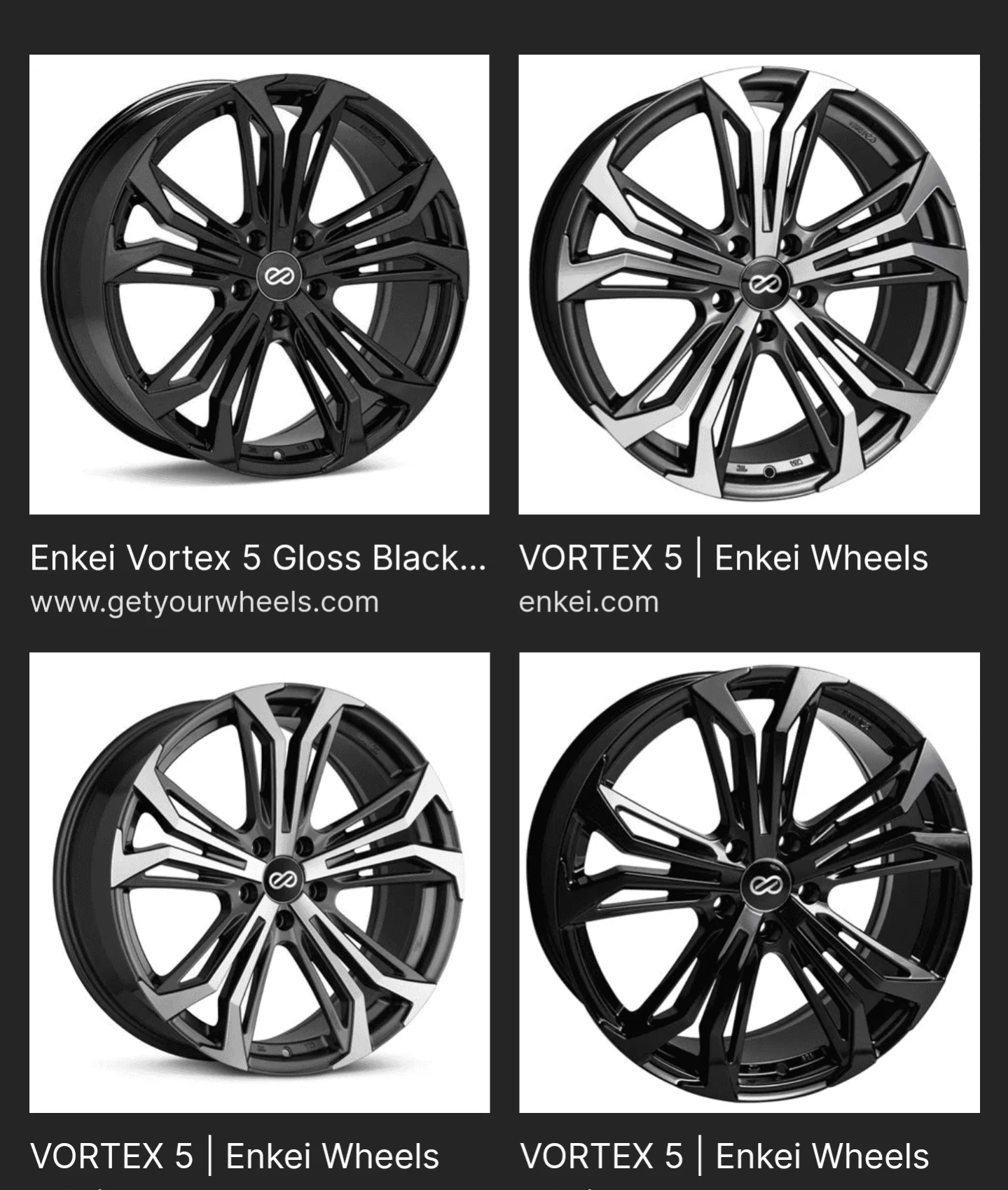 Enkei Vortex 5 on PMM | 2016+ Honda Civic Forum (10th Gen) - Type R ...