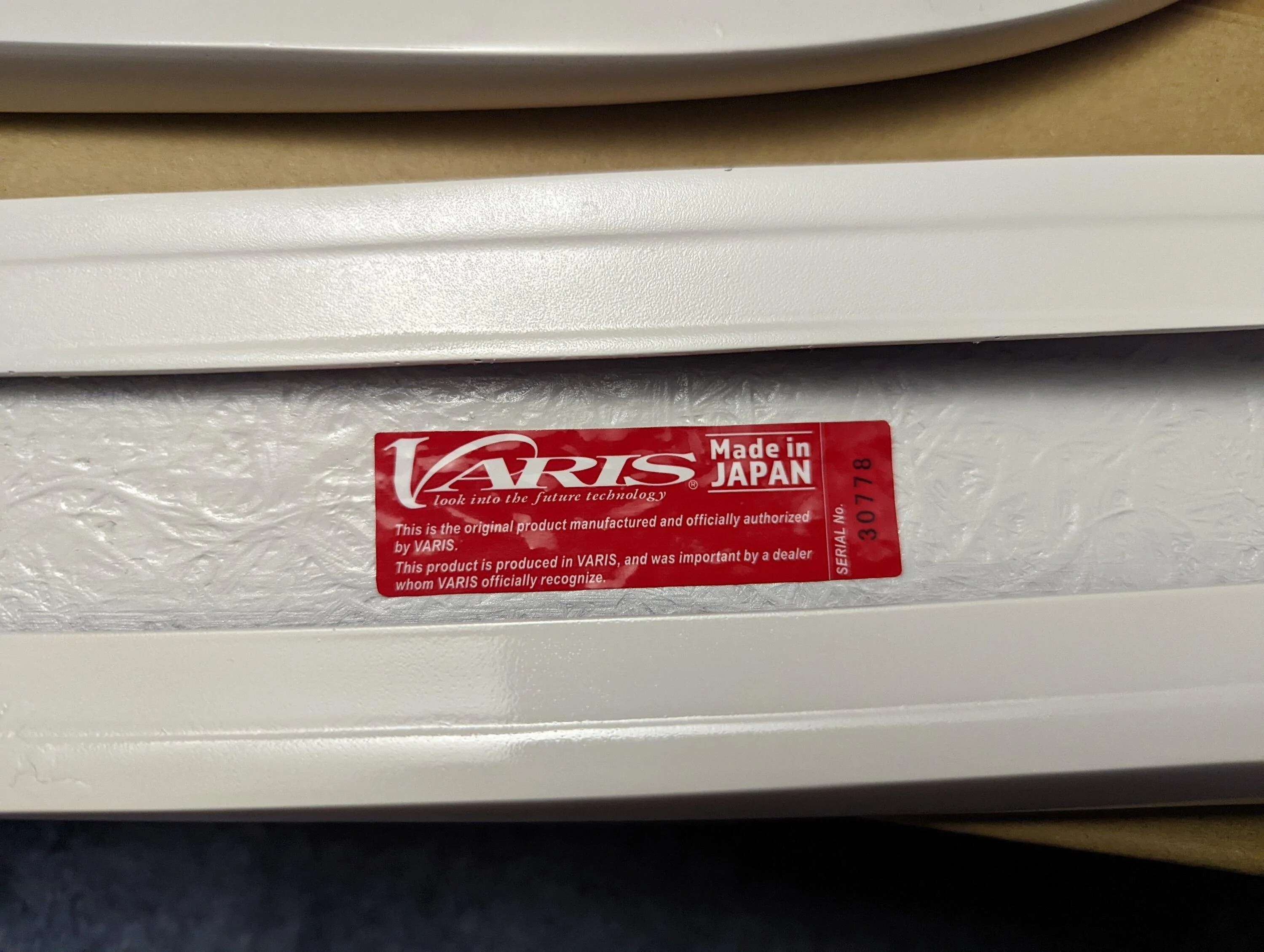 Varis Serial Duplicate Varis serial numbers? | 2016+ Honda Civic Forum (10th Gen ...