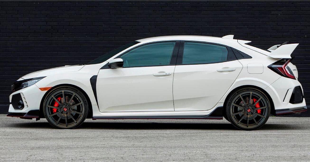FL5 CTR wheels on a FK8 | 2016+ Honda Civic Forum (10th Gen