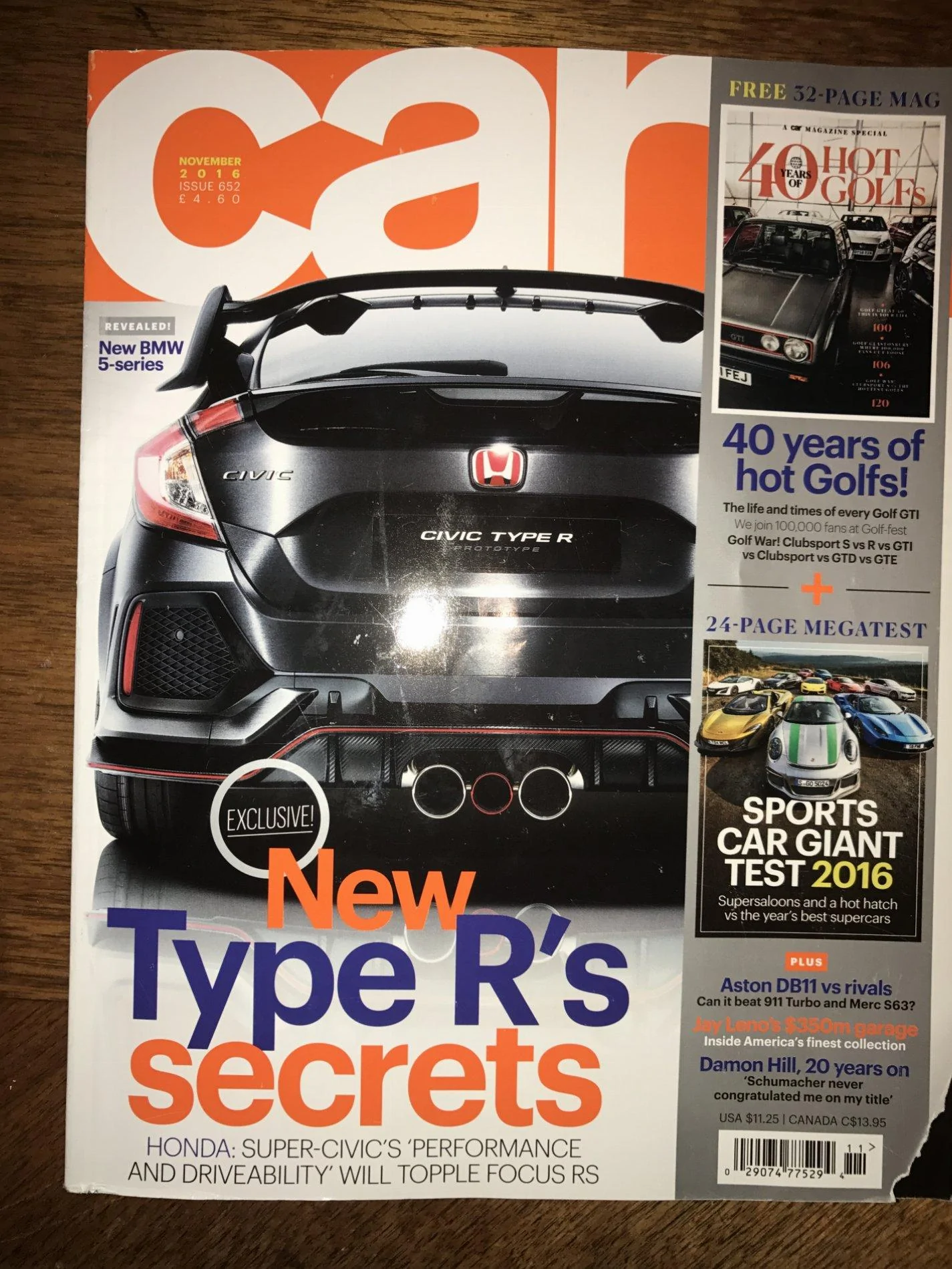 Officially Revealed: 2017 Honda Civic Type R with 306 hp / 295 lb-ft ...