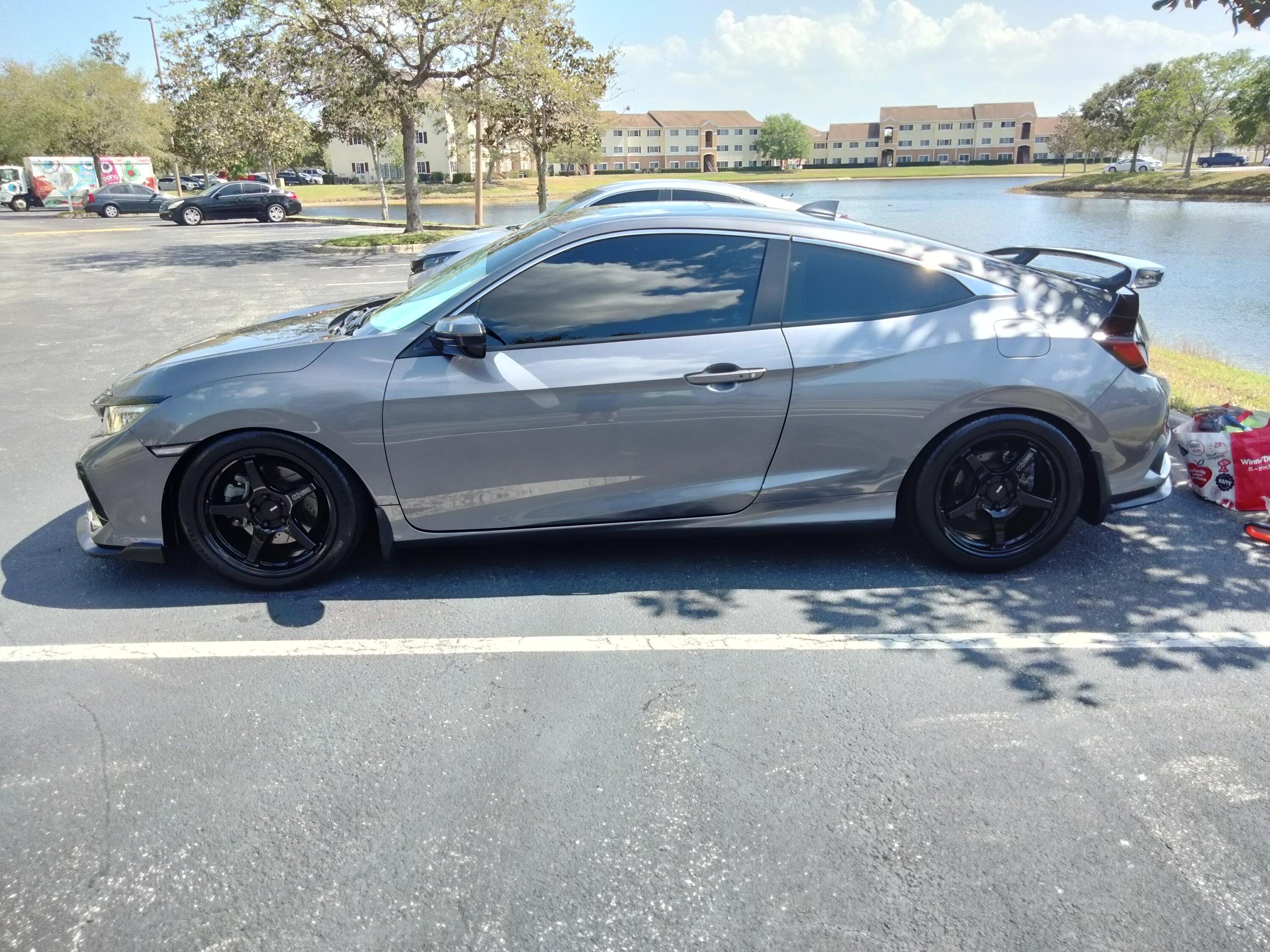 Custom rear spoiler pics and new wheels | 2016+ Honda Civic Forum (10th ...