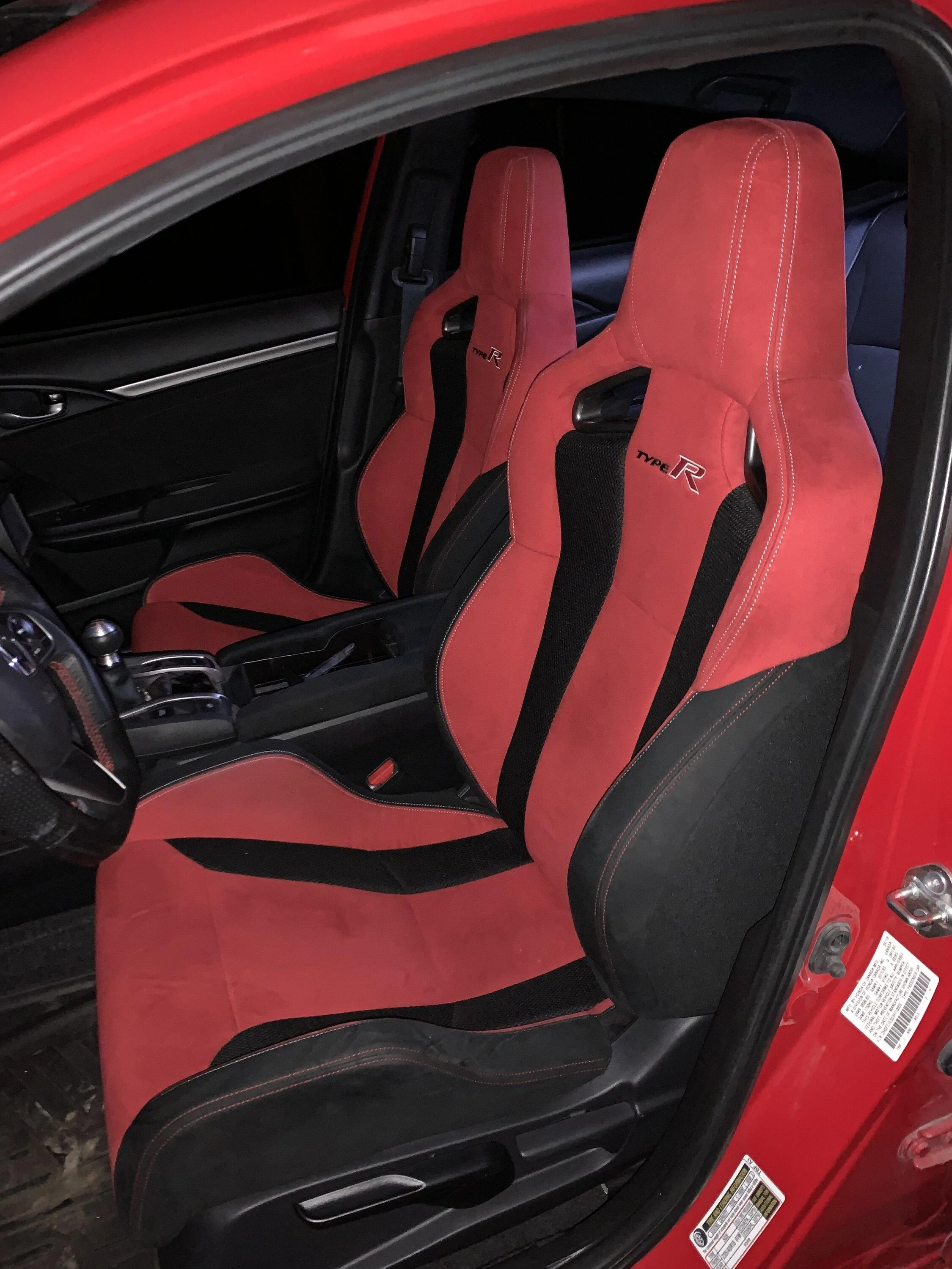 Type R seats in Si | 2016+ Honda Civic Forum (10th Gen) - Type R Forum ...