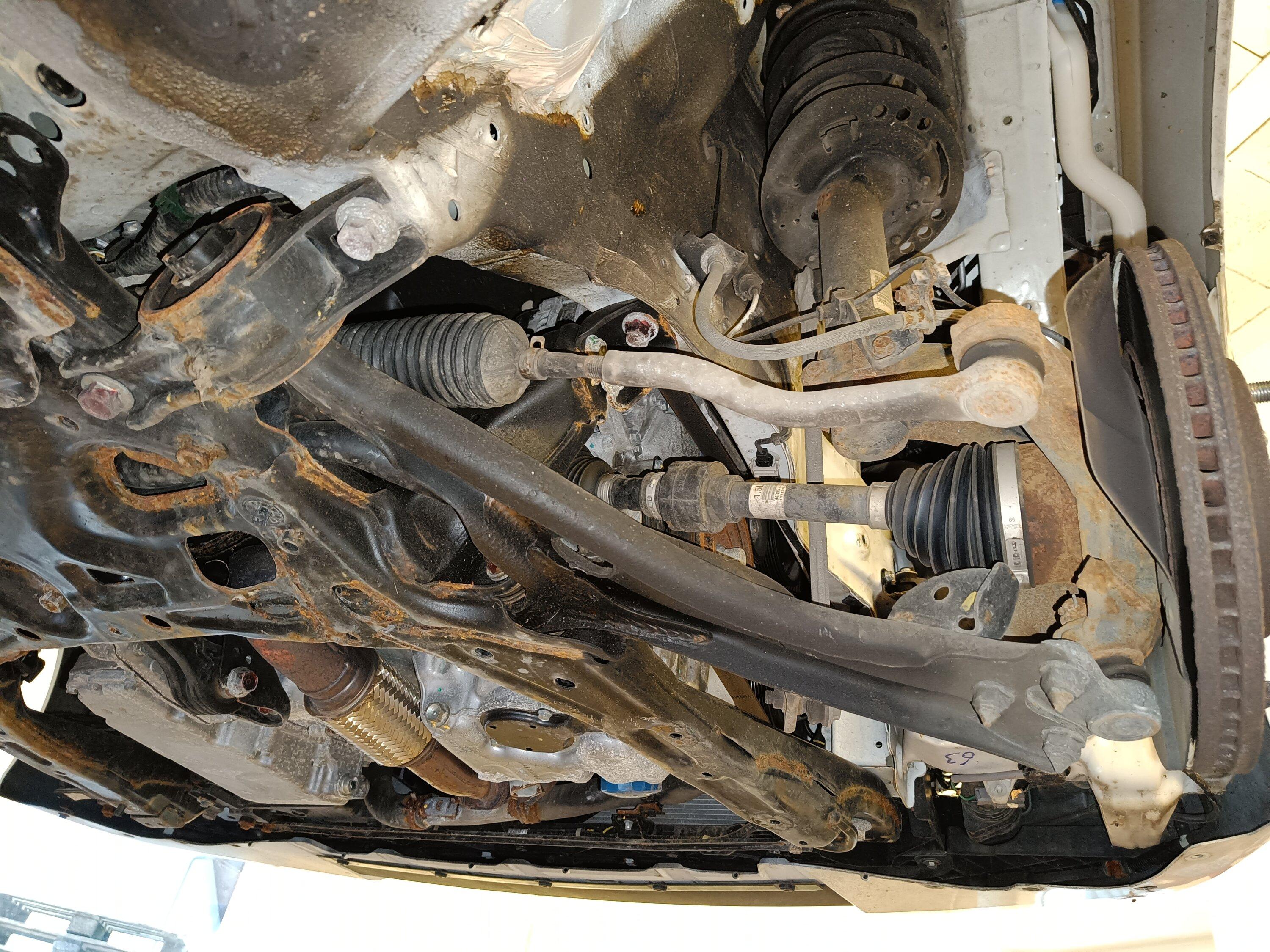 Rust on the underbody after six years [photos included] | 2016+ Honda ...