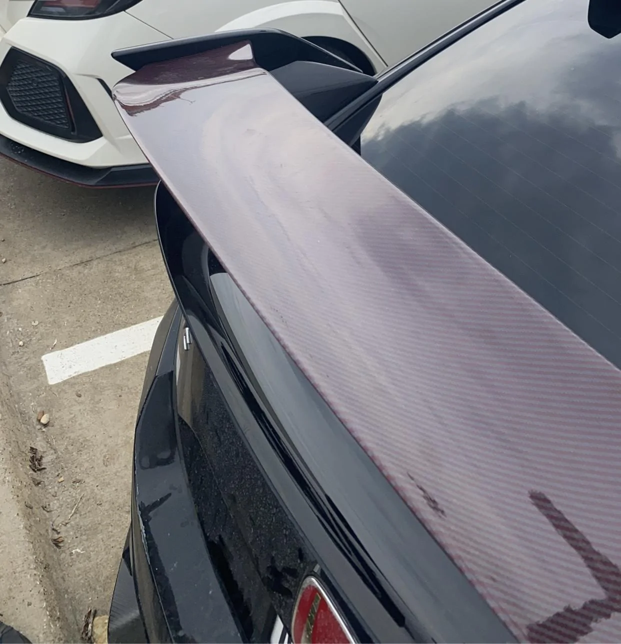 Texas - EPR VARIS RED CARBON BLADE FOR OEM WING | 2016+ Honda Civic ...