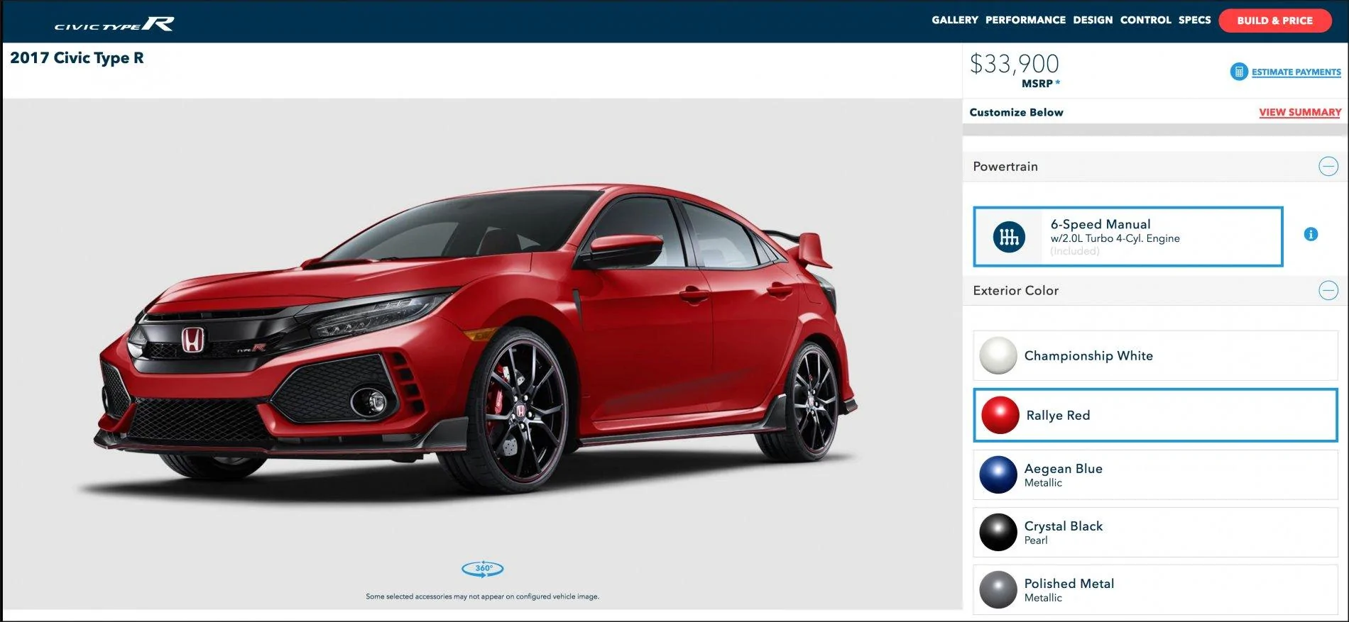 2016 Type R Build Civic Type R Build and Price now available | 2016+ Honda Civic Forum ...