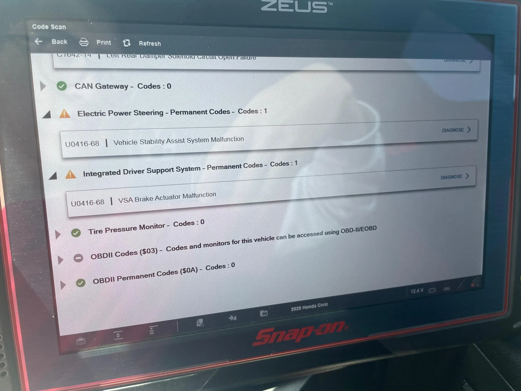 ALL LIGHTS ON DASH ON 2018 CIVIC intelligence overview