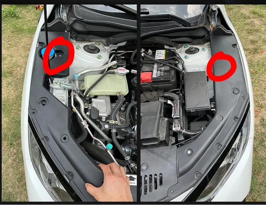Engine Bay Side Covers | 2016+ Honda Civic Forum (10th Gen) - Type R ...