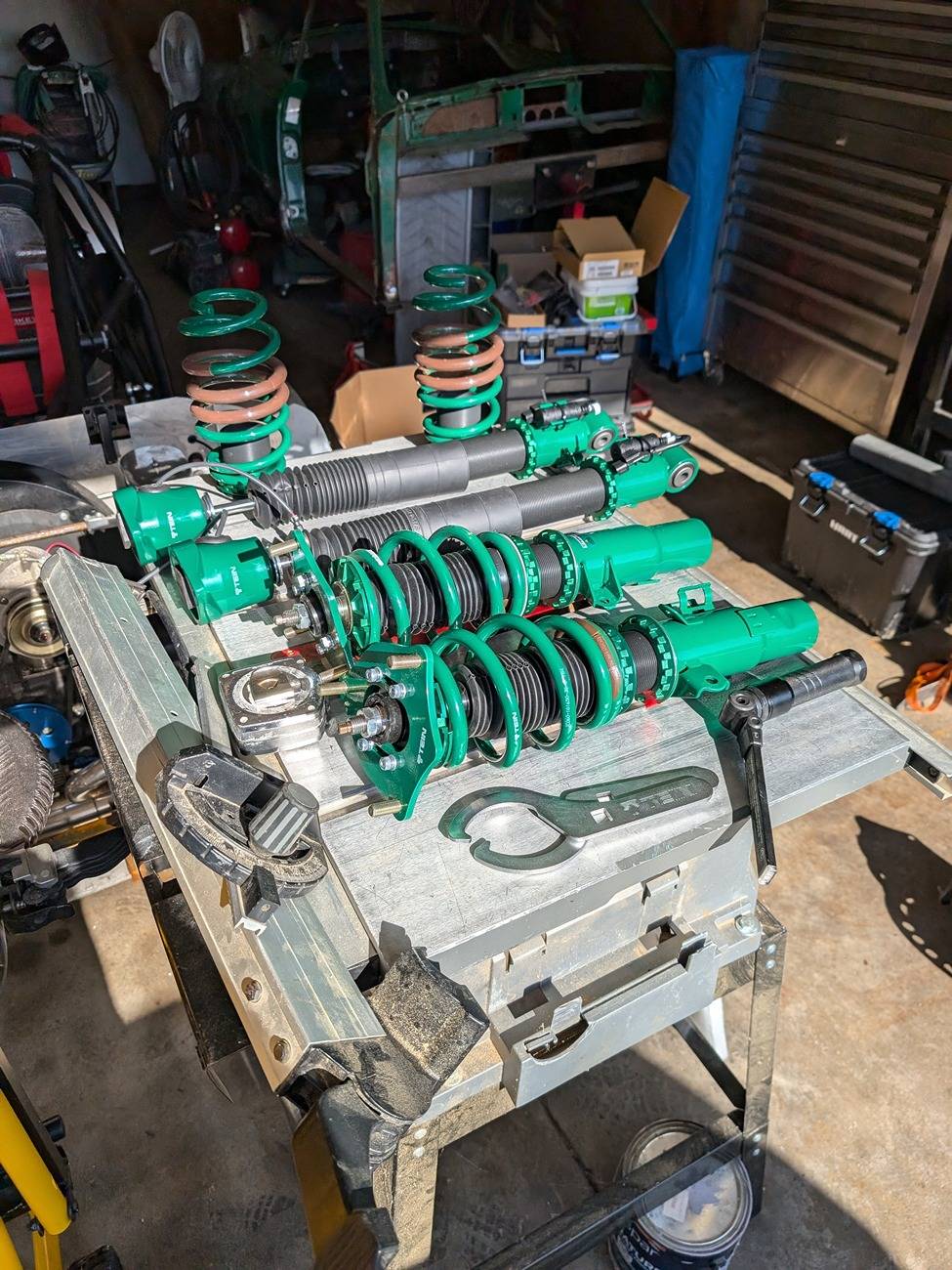 TEIN FLEX A サスペンションキット、EDFCセット Tein EDFC Controller Kit