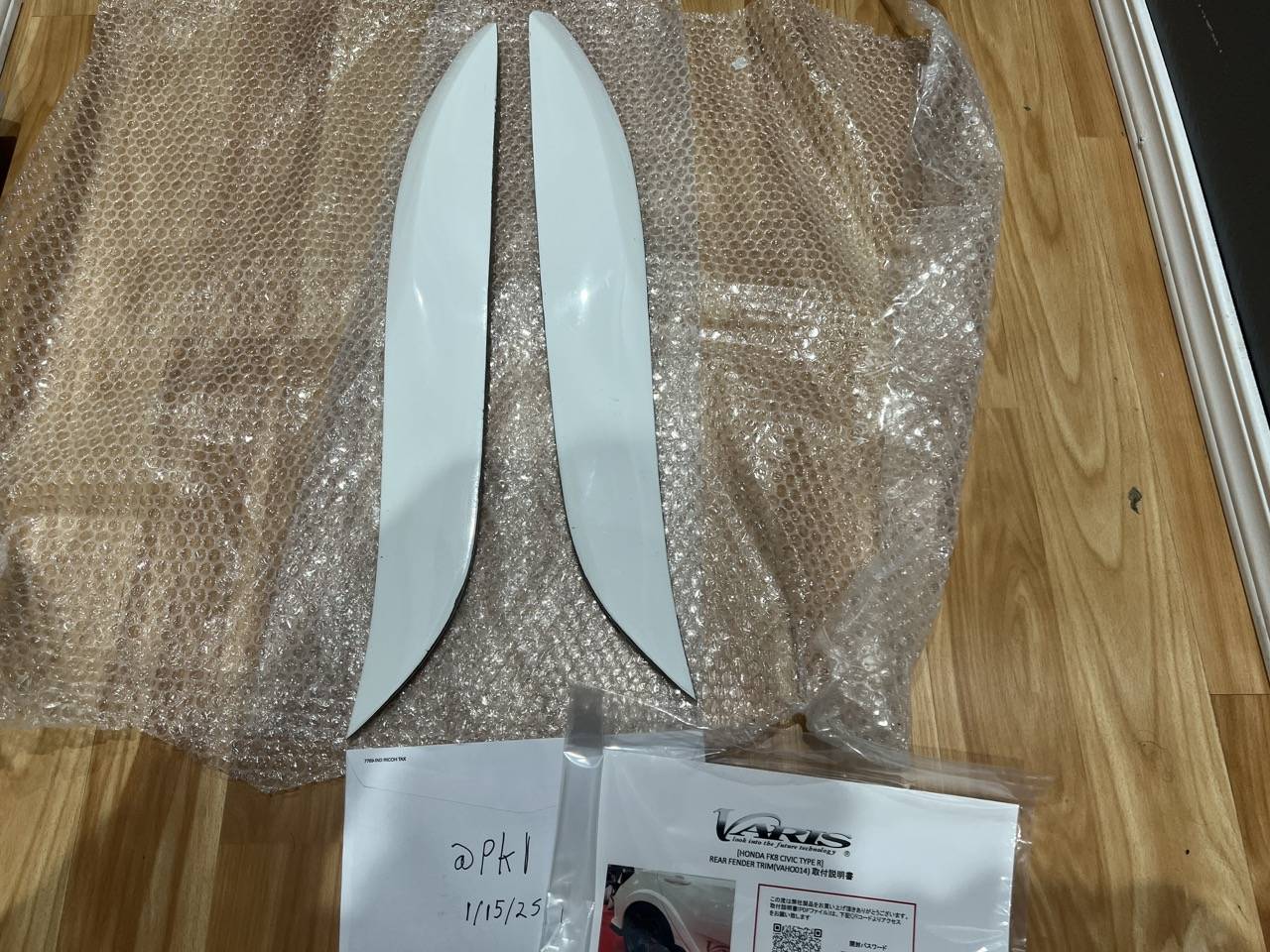 Fk8 Rear Fender California - $625 SOCAL Varis Rear Fender Trim (FRP) - Civic Type R FK8 ...