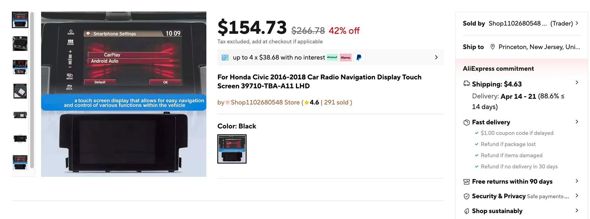 Headunit LCD Screen and Digitizer Parts | 2016+ Honda Civic Forum (10th ...