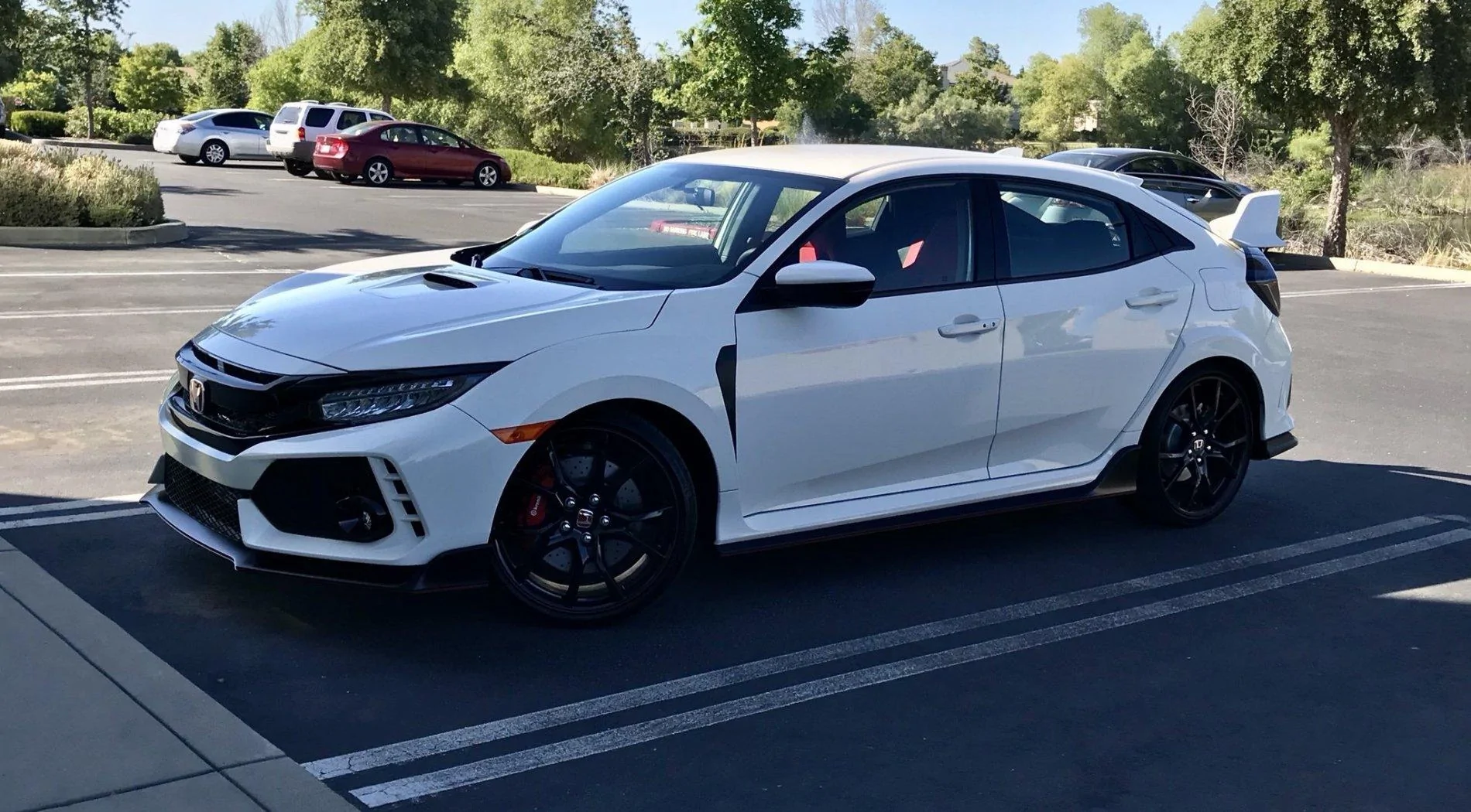 Matte White Type R Official Championship White Type R Picture Thread | 2016+ Honda Civic ...