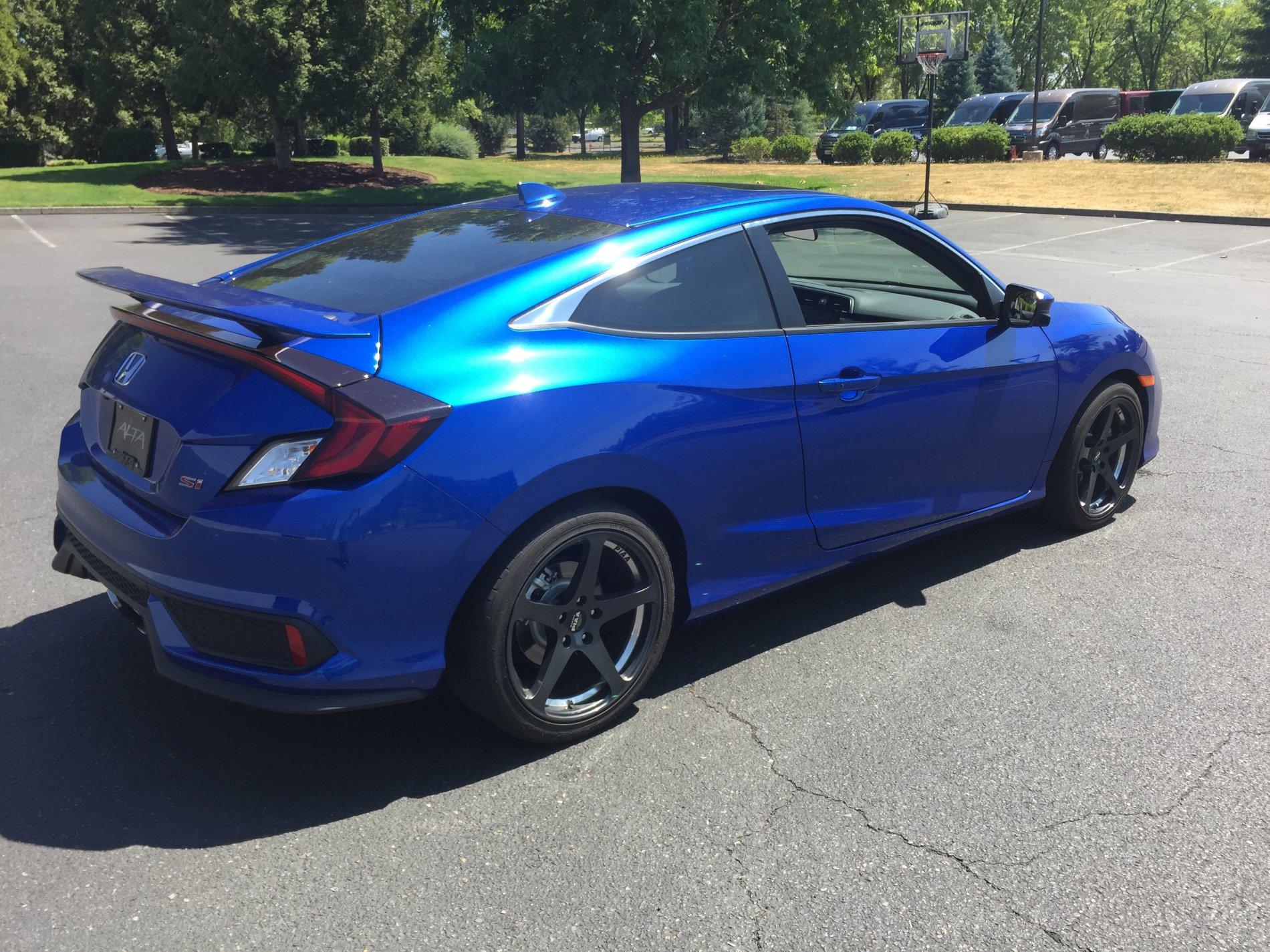 18x9.5 et45 with 275/35-18 Civic Si Coupe | 2016+ Honda