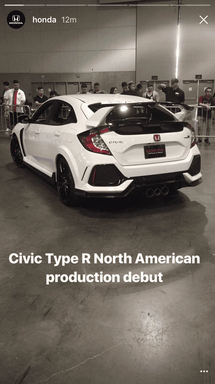 Civic Type R debuts in US at AutoCon. Claimed to be faster than 1st gen ...