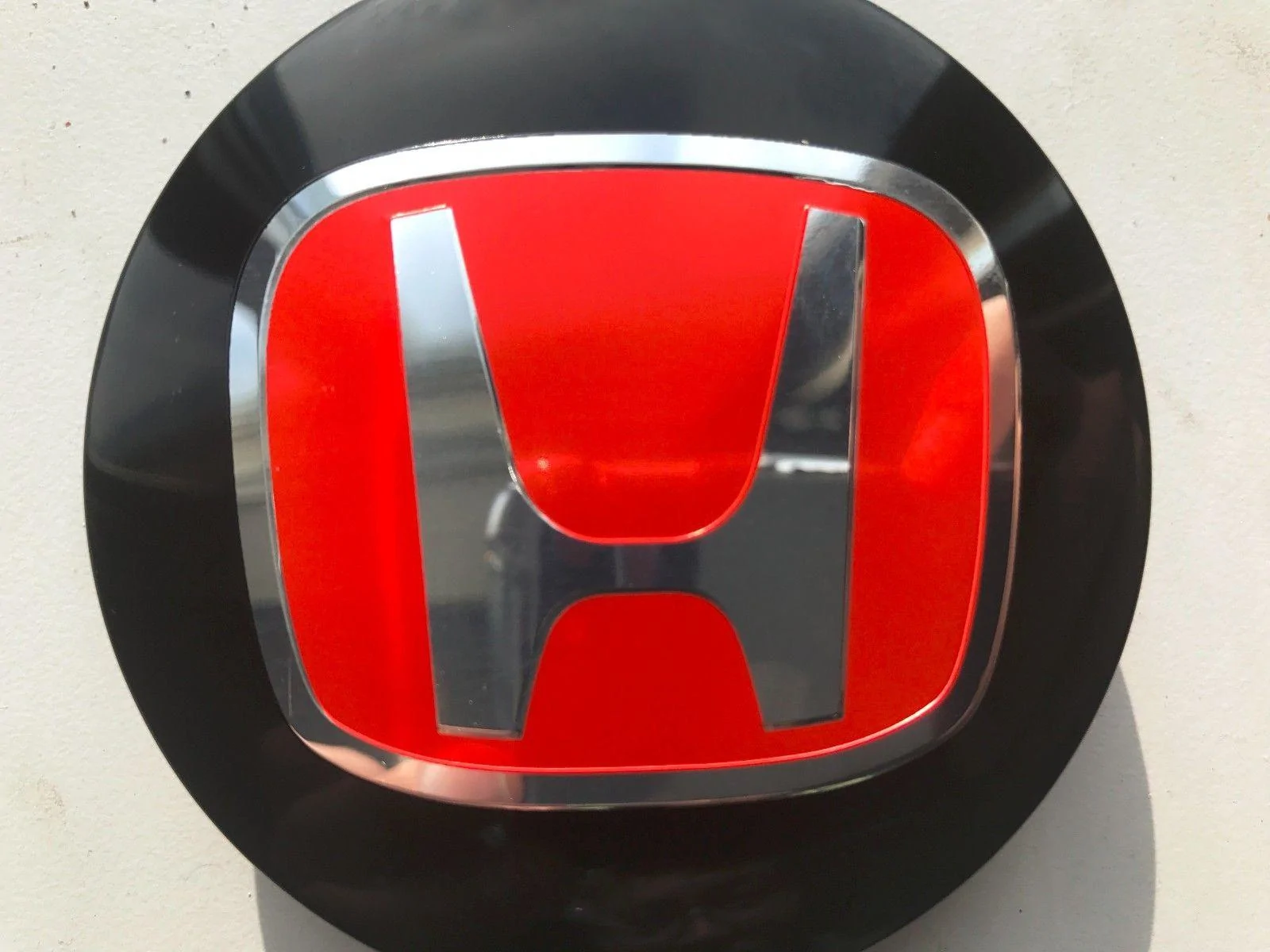 Red R Wheel Cap Type R Red wheel caps | 2016+ Honda Civic Forum (10th Gen) - Type R ...