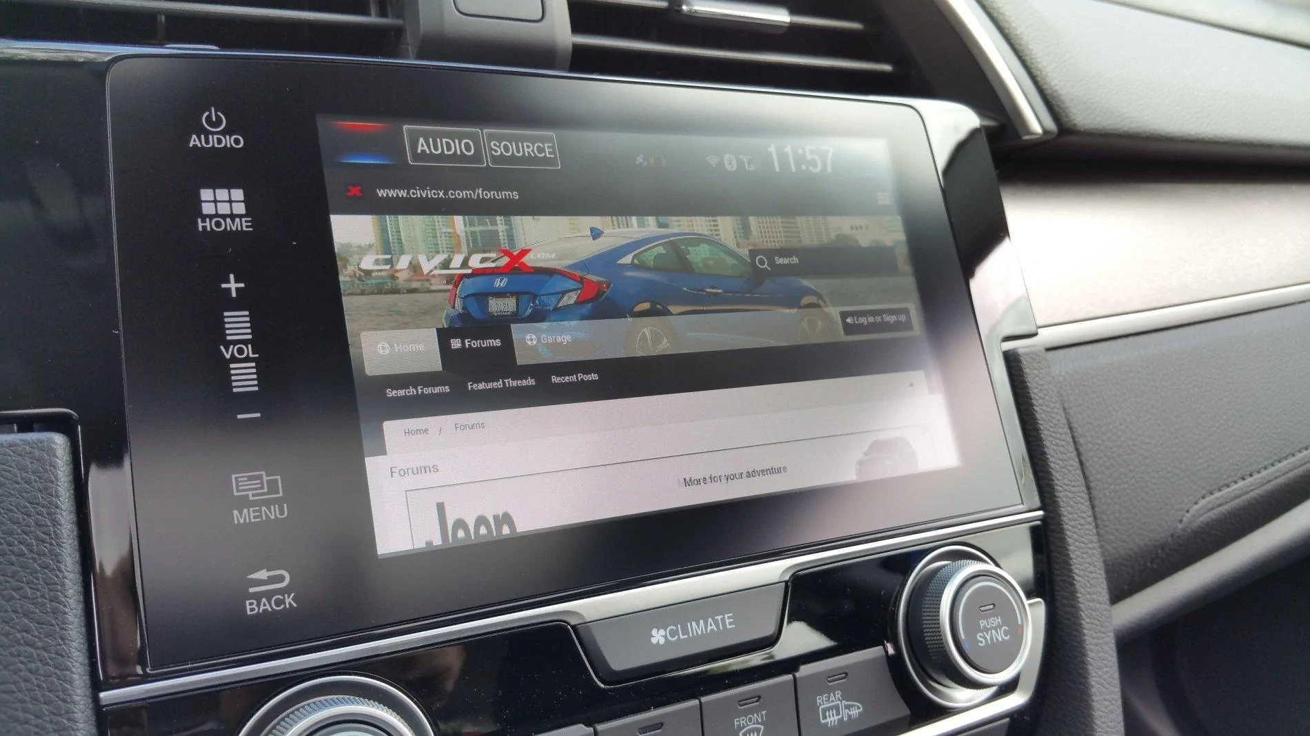 Surfing the Web | 2016+ Honda Civic Forum (10th Gen) - Type R Forum, Si ...