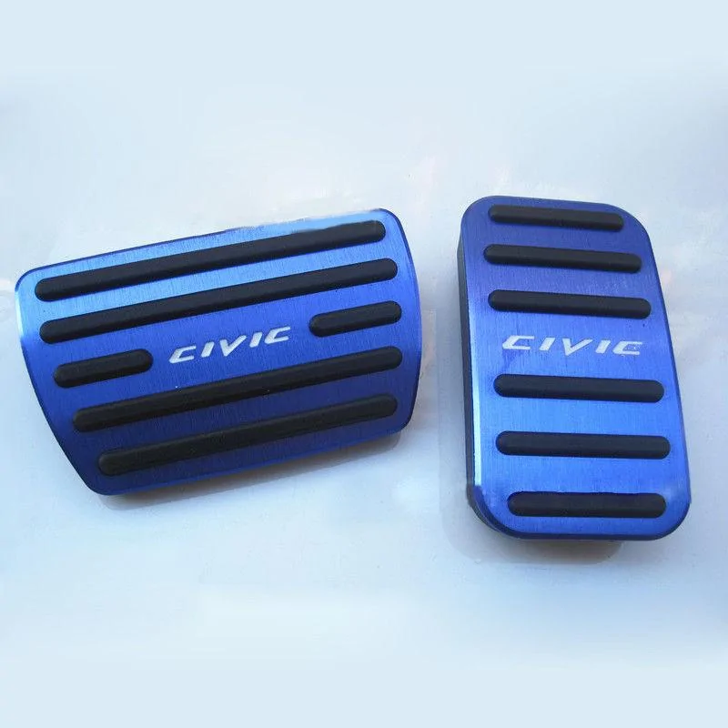 Pedal Pad Cover Kit For 1990-2000 Honda Civic – Brake, Clutch & Throttle Pedal Covers - View #5