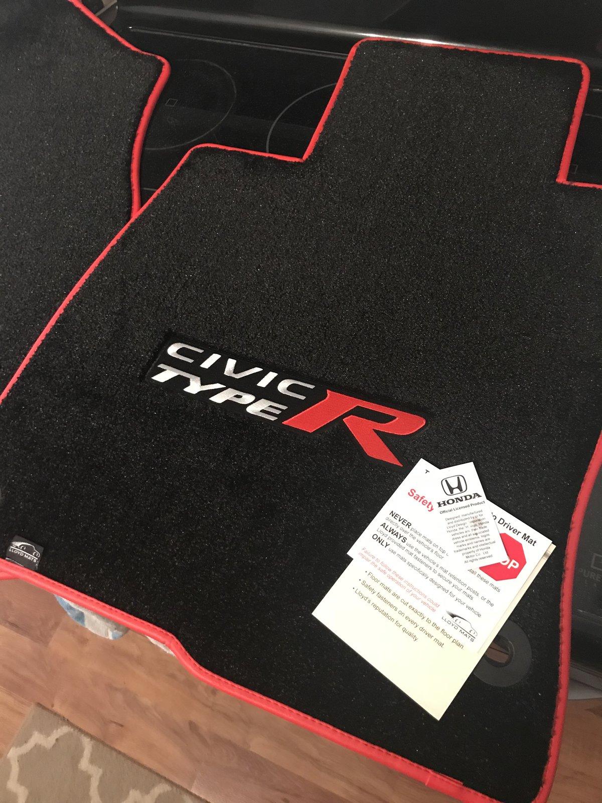 Type R AFTERMARKET MATS Lloyd Mats Honda Licensed Product | 2016+ Honda ...