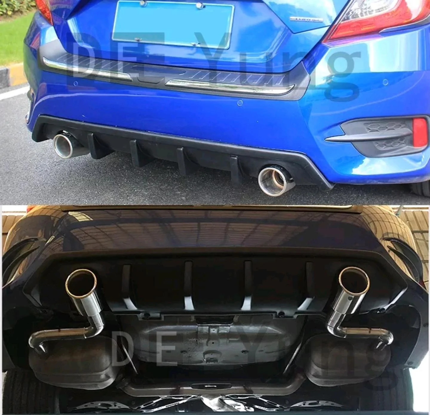 Full Replacement Rear Diffuser for Si sedan | 2016+ Honda Civic Forum ...